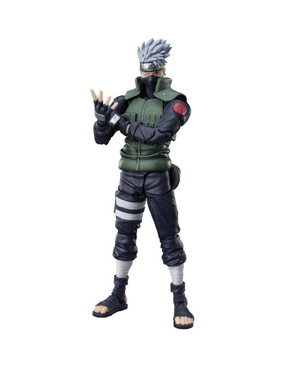 Figurine Hatake Kakashi Shippuden SH Figuarts avec sharingan 15cm