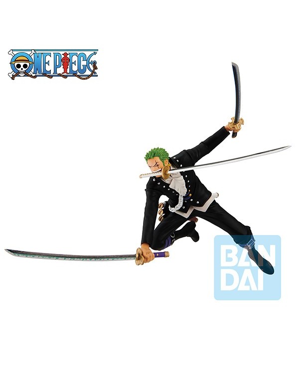 Roronoa Zoro One Piece Ichibansho Red More Beat 11cm